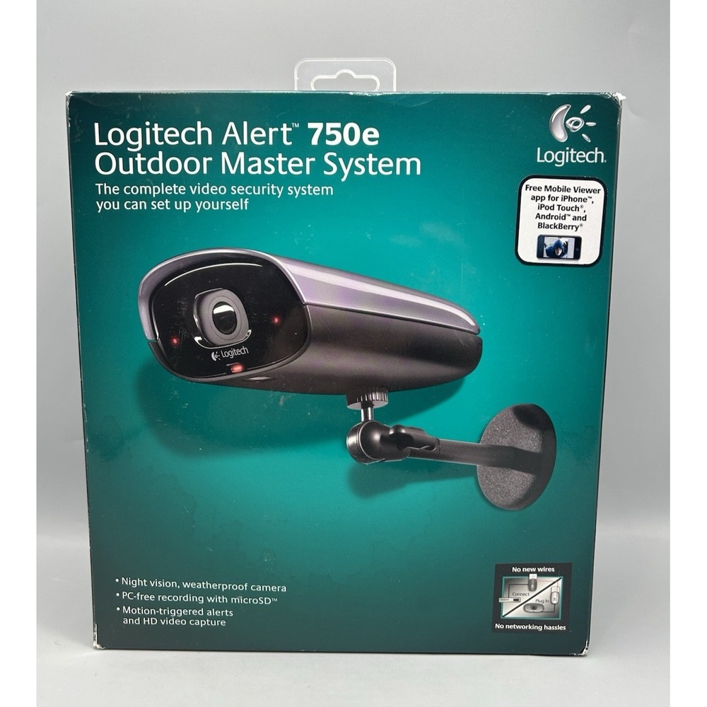 Logitech Alert 750e Outdoor Master System Security Camera - Sealed